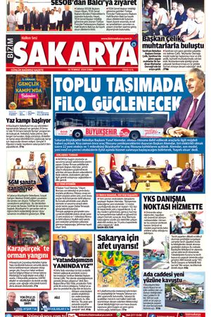 Bizim Sakarya Gazetesi - 26 Temmuz 2024