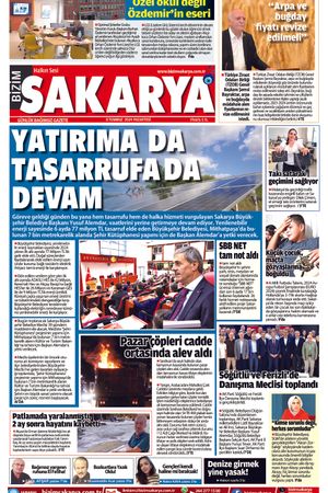 Bizim Sakarya Gazetesi - 8 Temmuz 2024