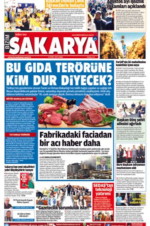 Bizim Sakarya Gazetesi - 11 Ekim 2024