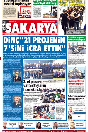 Bizim Sakarya Gazetesi - 14 Ekim 2024