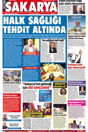 Bizim Sakarya Gazetesi - 16 Ekim 2024