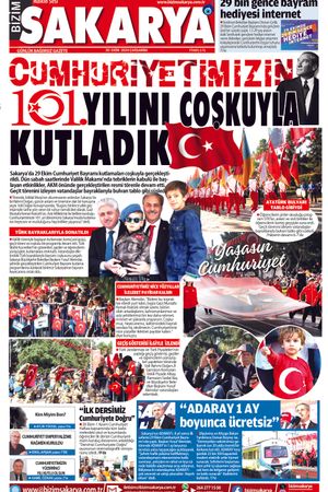 Bizim Sakarya Gazetesi - 30 Ekim 2024