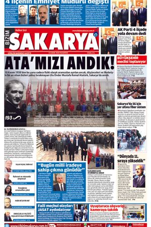 Bizim Sakarya Gazetesi- 11 Kasım 2024