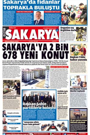 Bizim Sakarya Gazetesi- 12 Kasım 2024