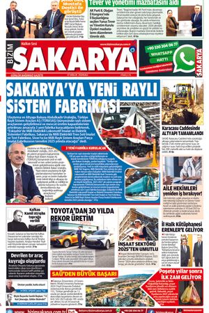 Bizim Sakarya Gazetesi- 17 Aralık 2024