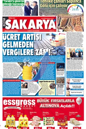 Bizim Sakarya Gazetesi- 23 Aralık 2024