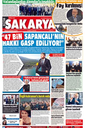 Bizim Sakarya Gazetesi- 24 Aralık 2024