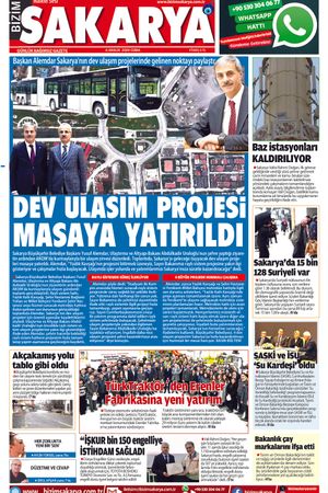 Bizim Sakarya Gazetesi- 6 Aralık 2024