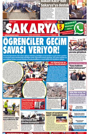 Bizim Sakarya Gazetesi- 13 Ocak 2025