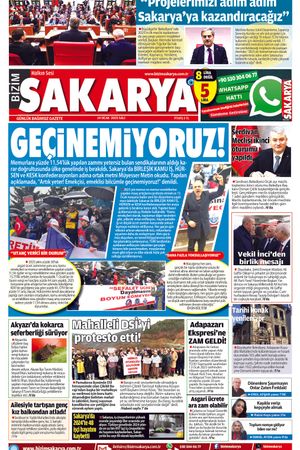 Bizim Sakarya Gazetesi- 14 Ocak 2025