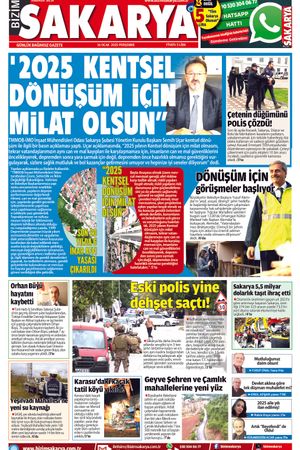 Bizim Sakarya Gazetesi- 16 Ocak 2025