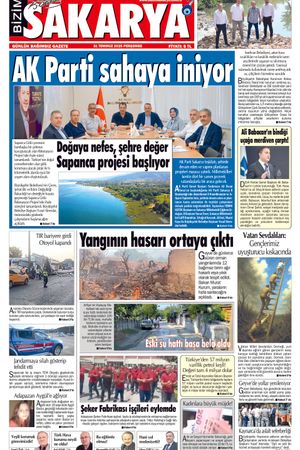 Bizim Sakarya Gazetesi- 31 Temmuz 2025