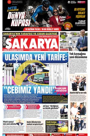 Bizim Sakarya Gazetesi - 12 Haziran 2026