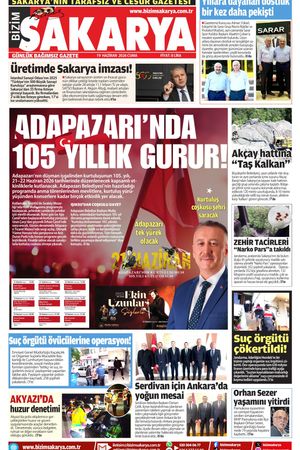 Bizim Sakarya Gazetesi - 19 Haziran 2026
