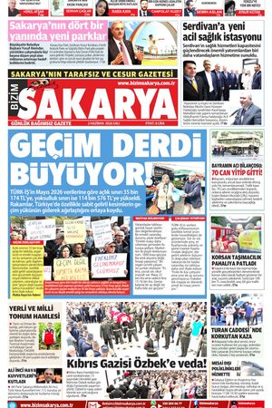 Bizim Sakarya Gazetesi - 2 Haziran 2026