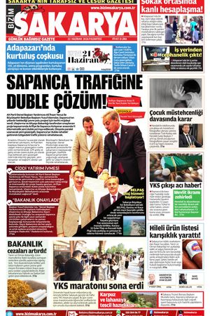 Bizim Sakarya Gazetesi - 22 Haziran 2026