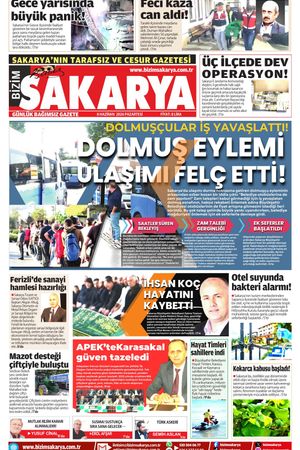 Bizim Sakarya Gazetesi - 8 Haziran 2026