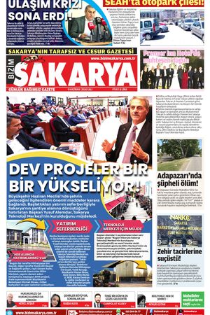 Bizim Sakarya Gazetesi - 9 Haziran 2026