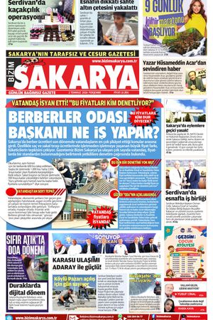 Bizim Sakarya Gazetesi - 2 Temmuz 2026