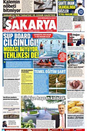 Bizim Sakarya Gazetesi - 24 Temmuz 2026