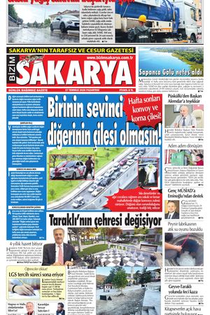 Bizim Sakarya Gazetesi - 27 Temmuz 2026