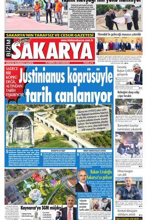 Bizim Sakarya Gazetesi - 29 Temmuz 2026