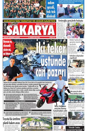 Bizim Sakarya Gazetesi - 31 Temmuz 2026
