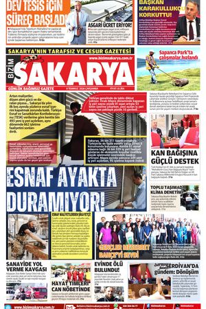 Bizim Sakarya Gazetesi - 8 Temmuz 2026