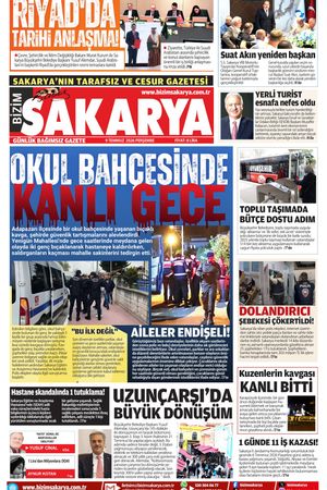 Bizim Sakarya Gazetesi - 9 Temmuz 2026