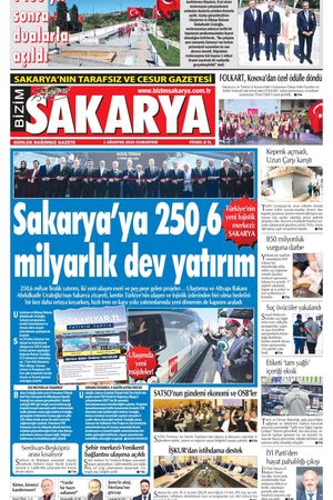 Bizim Sakarya Gazetesi - 1 Ağustos 2026