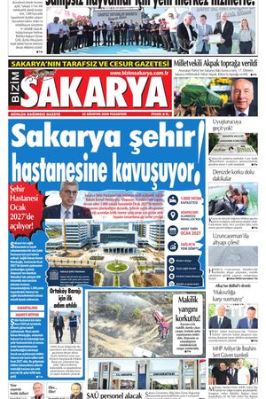 Bizim Sakarya Gazetesi - 10 Ağustos 2026
