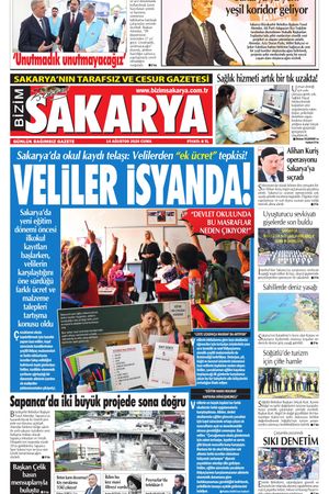 Bizim Sakarya Gazetesi - 14 Ağustos 2026