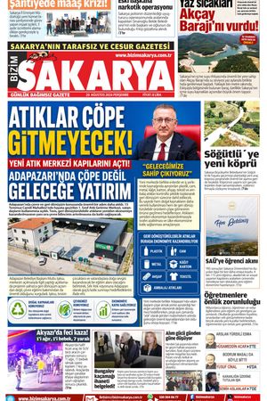 Bizim Sakarya Gazetesi - 20 Ağustos 2026