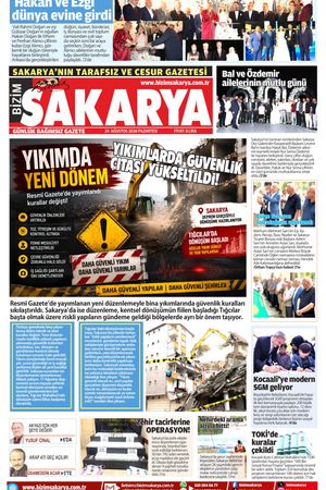 Bizim Sakarya Gazetesi - 24 Ağustos 2026