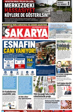 Bizim Sakarya Gazetesi - 25 Ağustos 2026