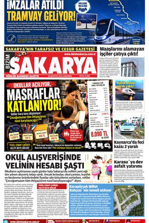 Bizim Sakarya Gazetesi - 26 Ağustos 2026