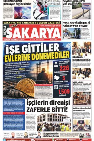 Bizim Sakarya Gazetesi - 12 Eylül 2026