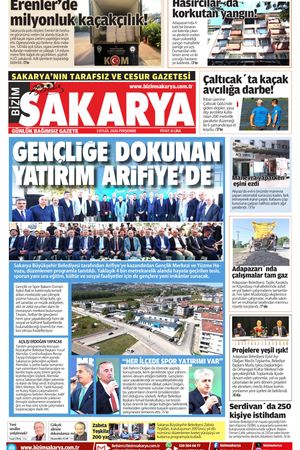 Bizim Sakarya Gazetesi - 3 Eylül 2026