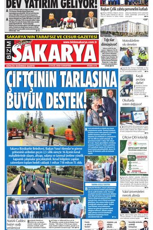 Bizim Sakarya Gazetesi - 5 Eylül 2026