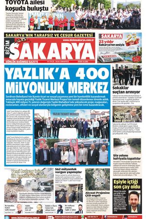 Bizim Sakarya Gazetesi - 19 Eylül 2026