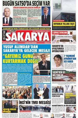 Bizim Sakarya Gazetesi - 24 Ekim 2026