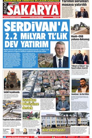 Bizim Sakarya Gazetesi - 15 Ekim 2026