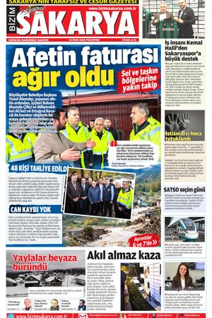 Bizim Sakarya Gazetesi - 19 Ekim 2026