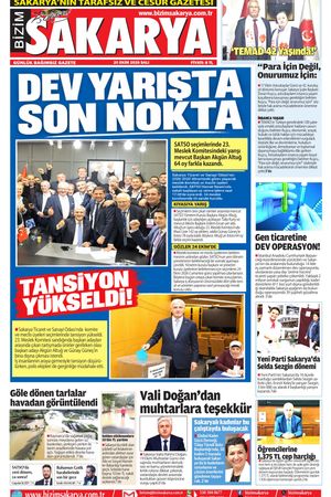 Bizim Sakarya Gazetesi - 20 Ekim 2026