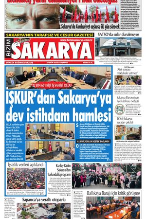 Bizim Sakarya Gazetesi - 28 Ekim 2026