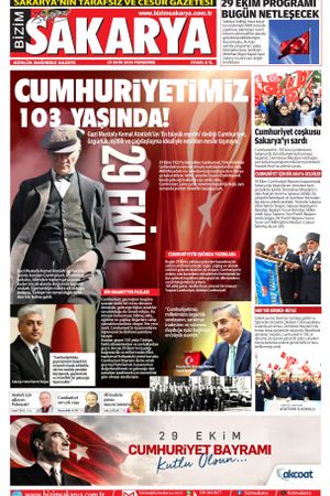 Bizim Sakarya Gazetesi - 29 Ekim 2026