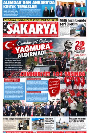 Bizim Sakarya Gazetesi - 30 Ekim 2026