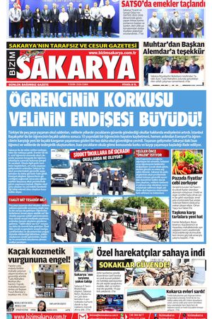Bizim Sakarya Gazetesi - 9 Ekim 2026